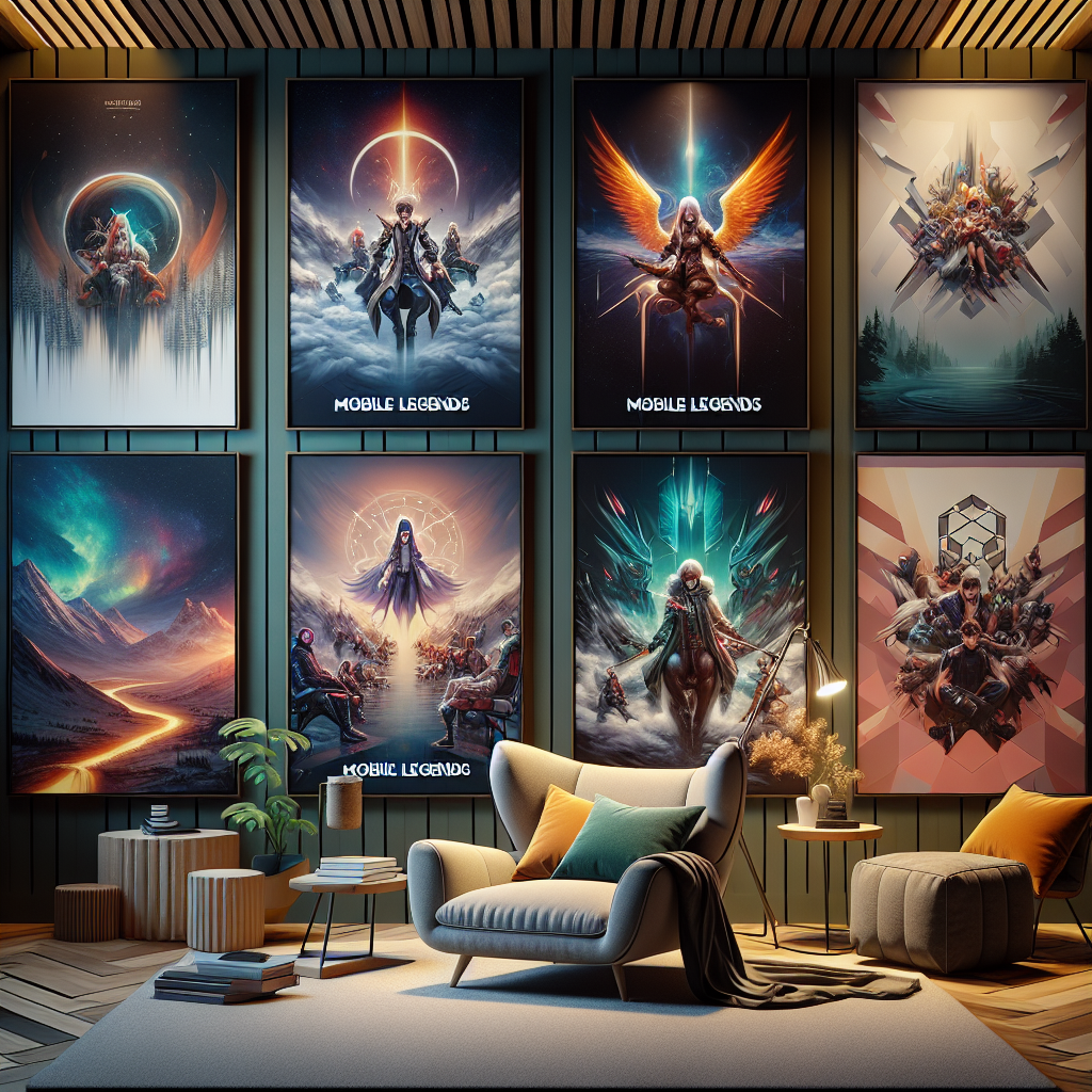 Revamp Your Space with Stunning Mobile Legends Posters