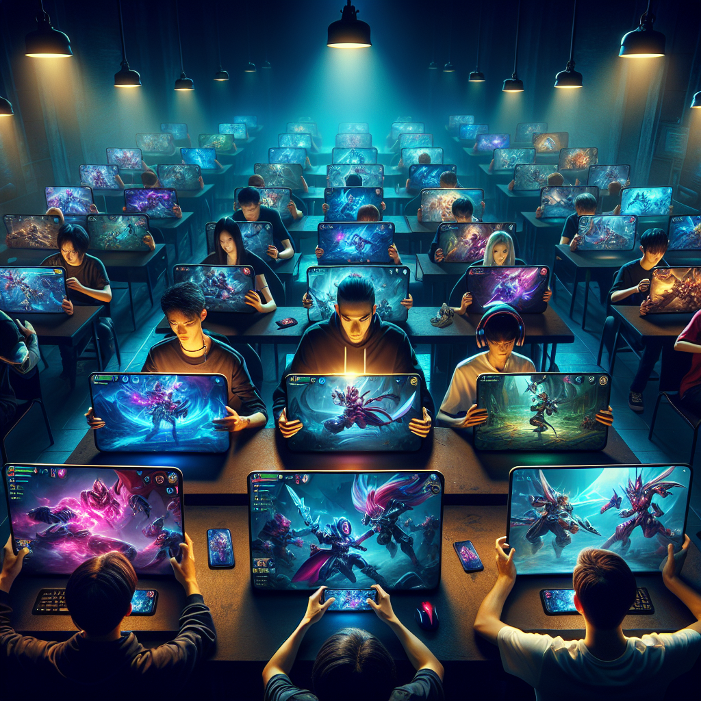 Epic Battles Unfold in Mobile Legends Tournament Room
