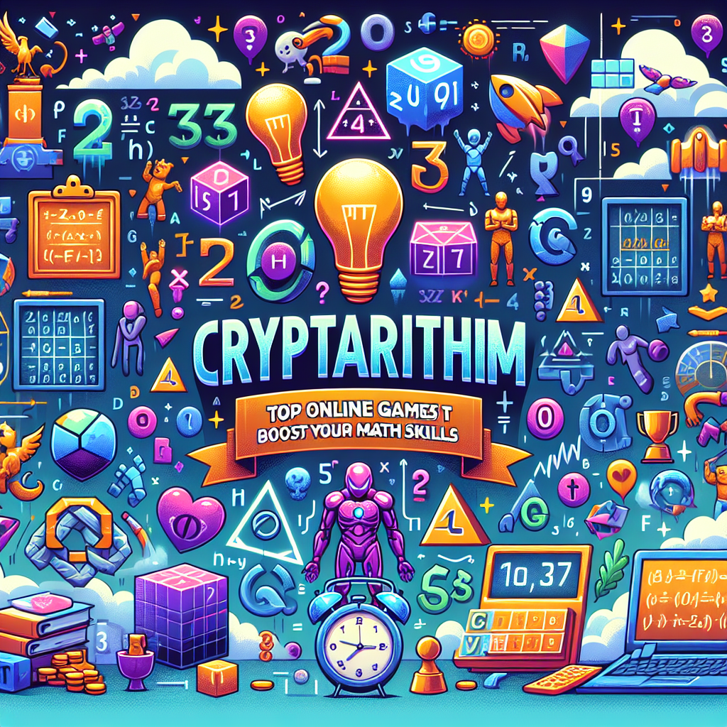 Cryptarithm Craze: Top Online Games to Boost Your Math Skills